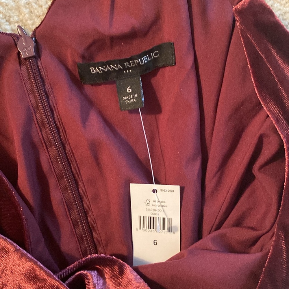 Banana Republic NWT size 6 velvet jumpsuit - Picture 6 of 9